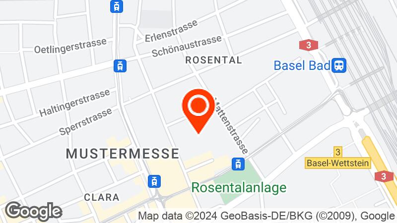 Messe Basel location map