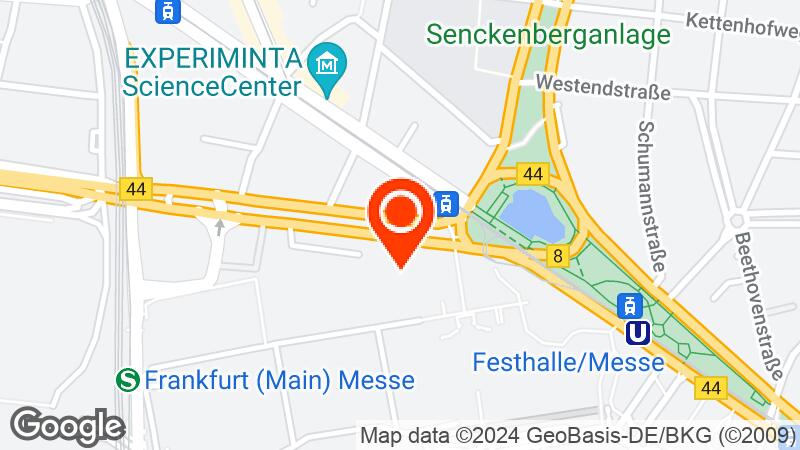Messe Frankfurt location map