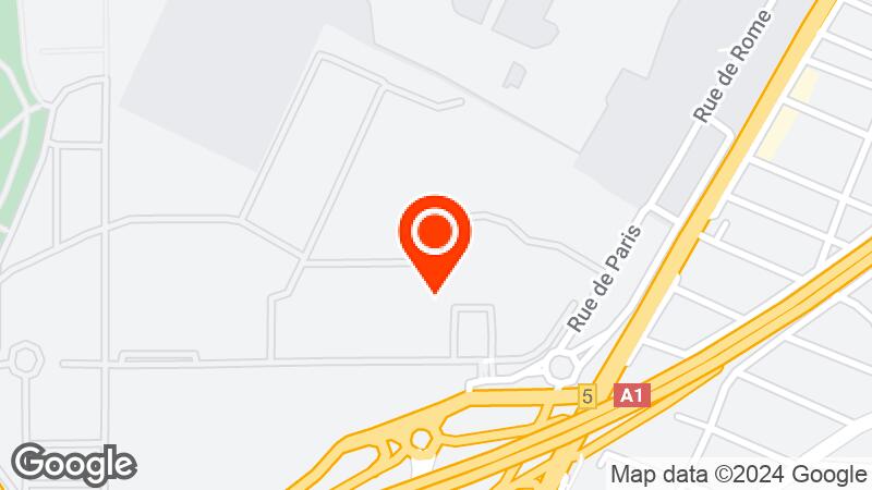 Paris Le Bourget Exhibition Centre location map