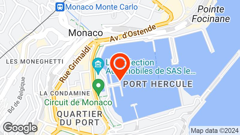 Port Hercule location map