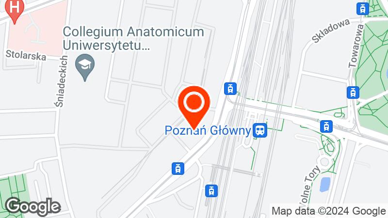 Poznan International Fair location map