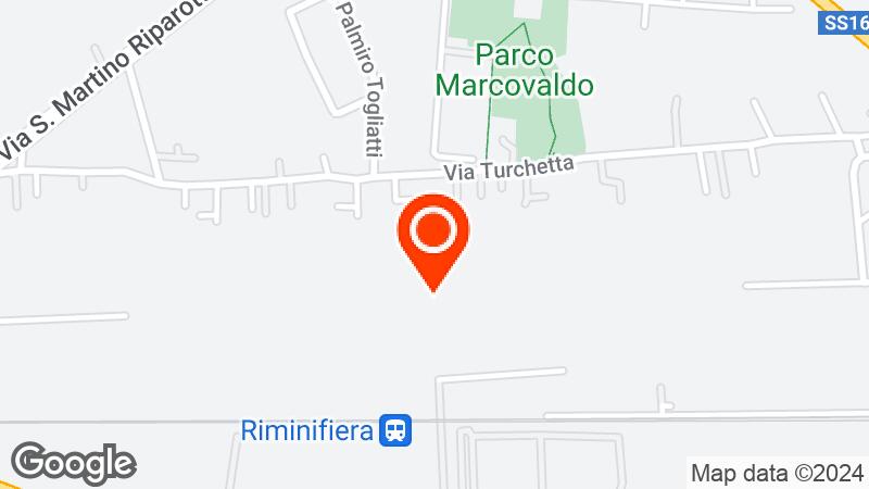 Rimini Fiera location map