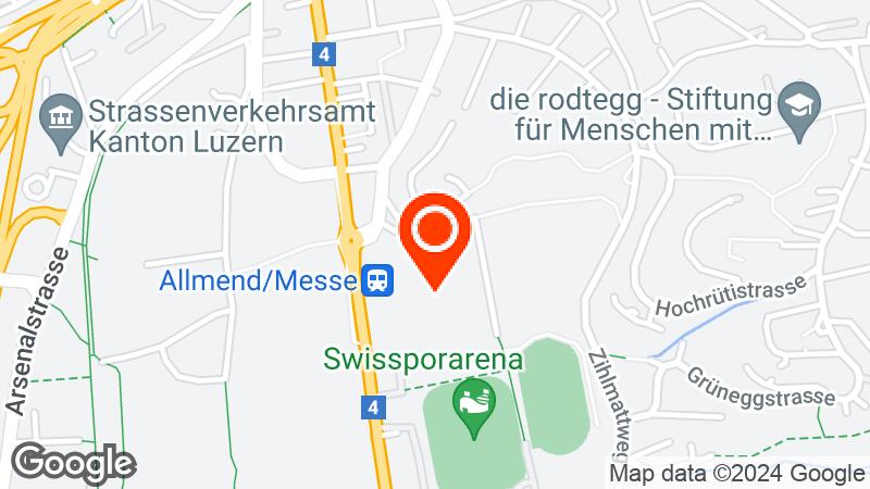 Messe Luzern location map