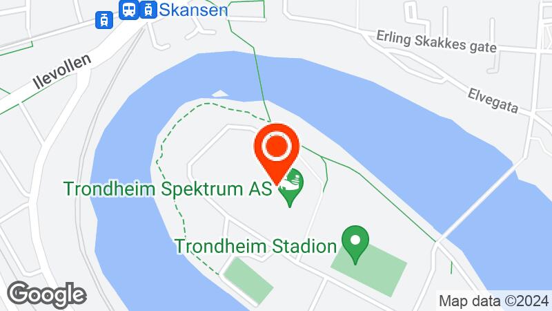 Trondheim Spektrum location map