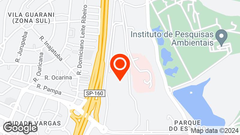 São Paulo Expo Exhibition & Convention Center location map