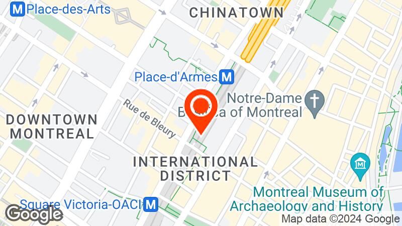 Palais des congrès de Montréal location map