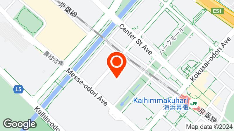 Makuhari Messe location map