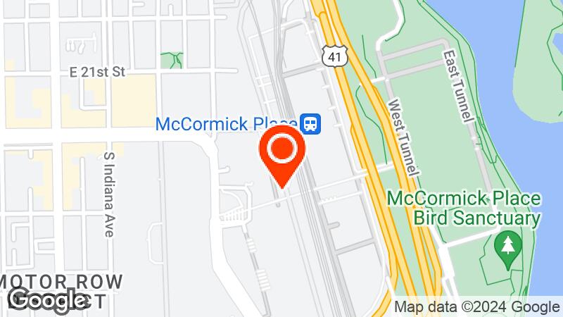 McCormick Place location map