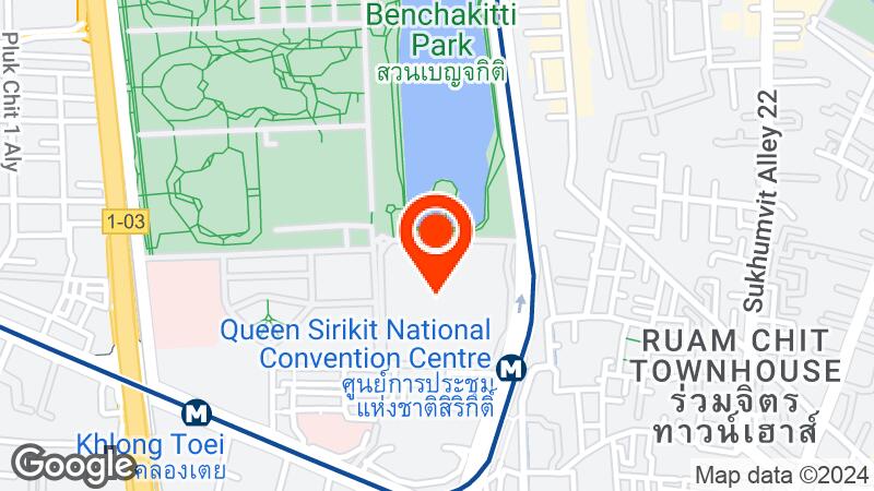 Queen Sirikit National Convention Center location map