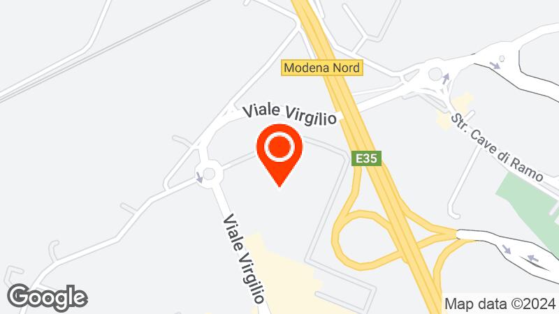Modena Fiere location map