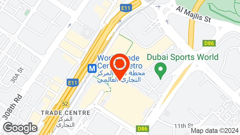 Dubai International Convention & Exhibition Centre location map