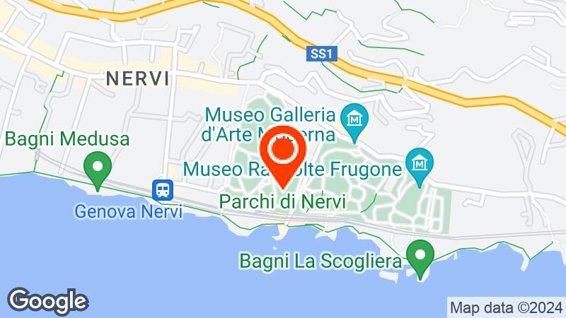 Parchi di Nervi location map