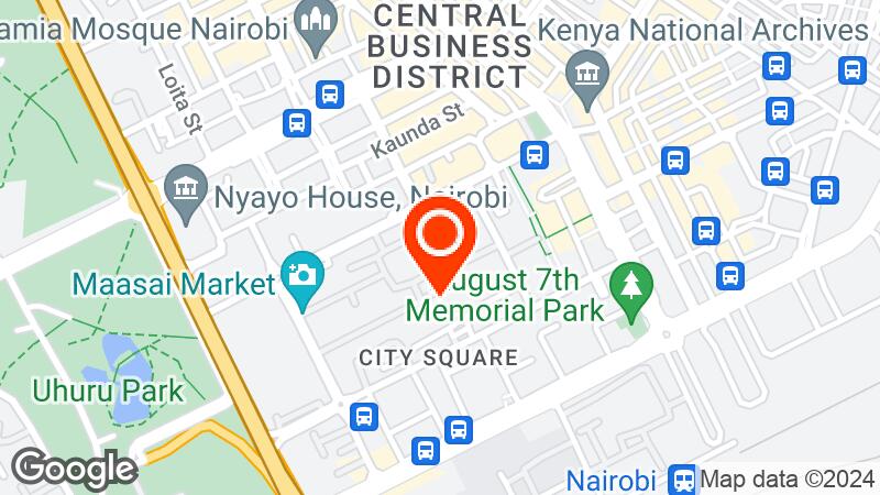 Kenyatta International Convention Centre location map