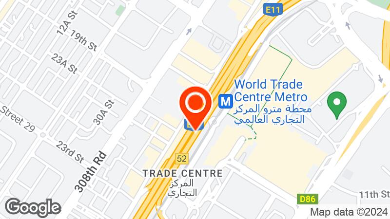 Dubai World Trade Centre location map