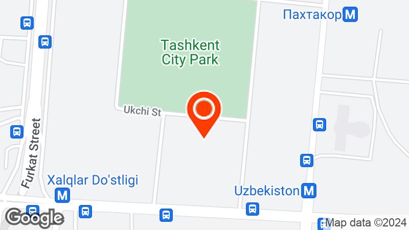 HILTON TASHKENT CITY location map