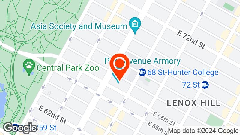 Park Avenue Armory location map