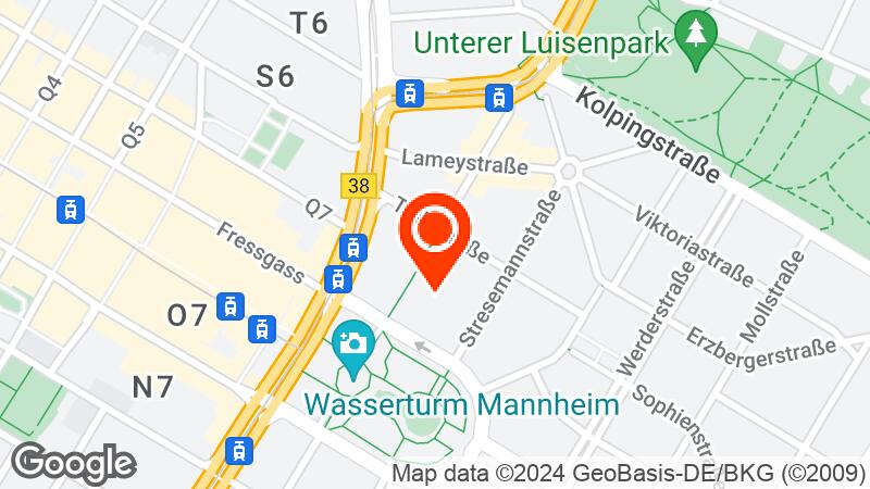 Mannheim Congress Center Rosengarten location map