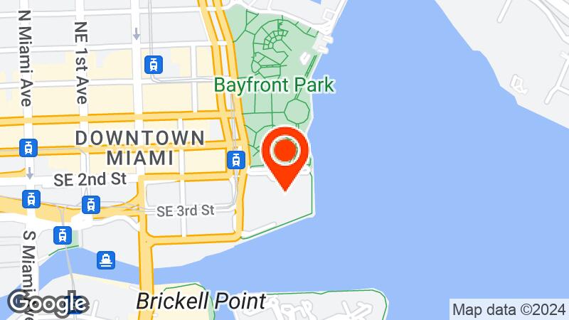 InterContinental Miami location map