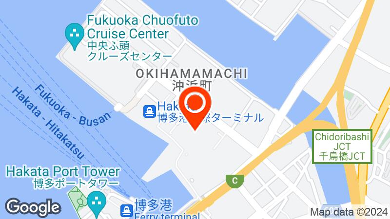 Marine Messe Fukuoka Hall A location map