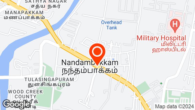 Chennai Trade Center location map