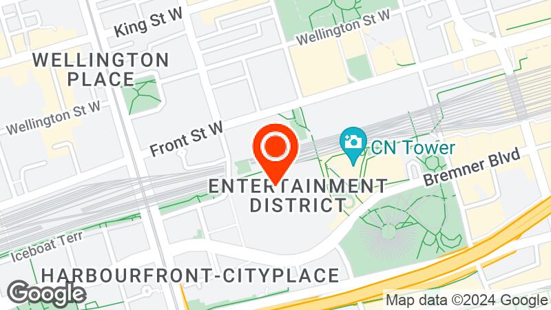 Toronto Marriott City Centre location map