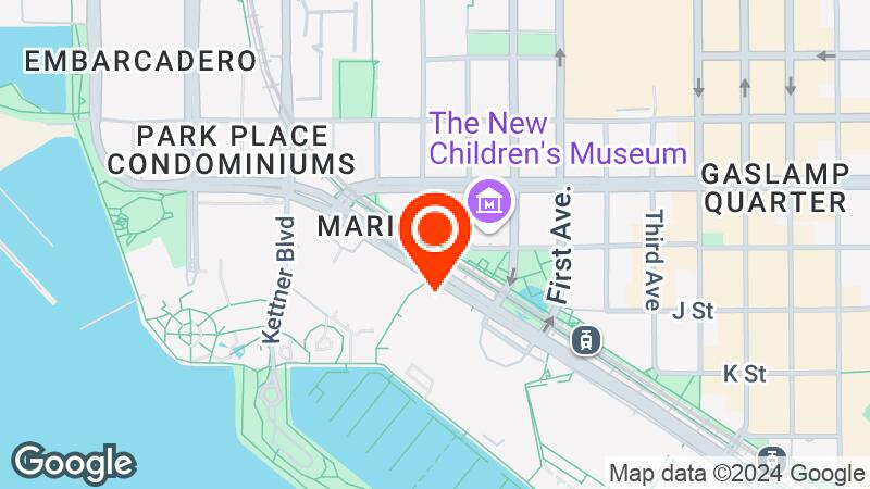 Marriott Marquis San Diego Marina location map