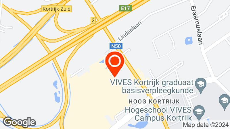 Kortrijk Xpo location map