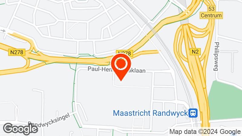 Maastricht MECC location map