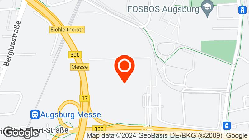 Messe Augsburg location map